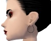 Black Teardrop Earrings