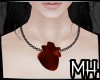 [MH] Neckl. Heart Red