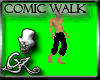 {Gz}Comic walk action