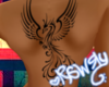 [1R] Phoenix Back Tattoo