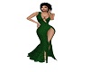 Emerald green gown