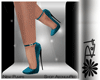 ! 30 Pumps Peacock Blue