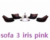 Sofa 3 Iris Pink