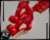 *az*Red boots