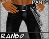 *R* Black Pants - Chains
