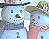 +Snowman Couple