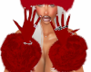 Cha Fur Gloves RD