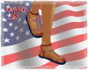 *jf* USA Flat Sandals