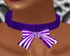 Purplemint Bow Collar