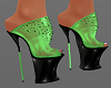 H/Green Heels