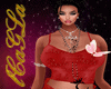 [C] Babe Top Red