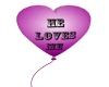 HE LOVES ME BALLOON