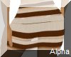 AO~Brown Ivory Skirt