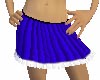 Blue Miniskirt w/Pleats
