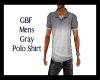 GBF~Mens Polo Tee Gray