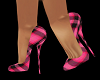 Pink Plaid Pumps