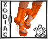 Orange Net Heels