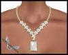 G - White Pearl Necklace