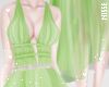 n| Flowy Dress Lime