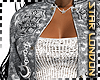 Starsmoon Glam Top: Grey