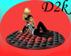 D2k-Black/Red rug 6poses