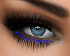 Blue Glitter down liner