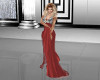 Red Brea Gown