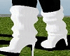 WHITE SWEATER BOOTS