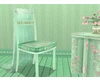 MintChairWithAVeilOfLace