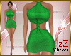 cK Autumn Dress Green