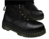 leather boots black khak