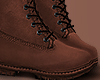 S. Leather Boots Brown