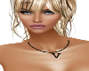necklace letter v