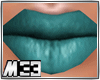 [M33]lips teal hot