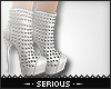 .S. Silver Studded Heels