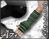 A- Green Arm Warmers