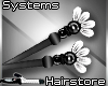 :S: Feather Hair Pins Wt