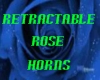 retractable rose horns