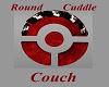 round cuddle couch 