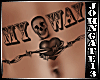 My Way Belly Tattoo