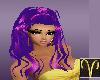 Linda purple hair