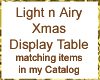 Light n Airy Xmas Table