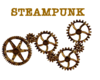 steampunk gears animated