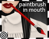 *m Mouth Paintbrush Red