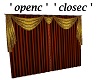 'openc'  'closec' Curtn