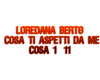 Loredana Bertè - Cosa