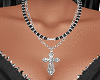 Silver Necklaces+Cross F