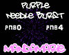Purple Needle Burst