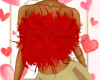 Sweet Heart Red Fur Top