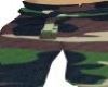 Green Camo Cargo Shorts